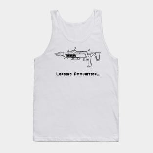 Loading Ammunition Futuristic Gun Video Game Tank Top